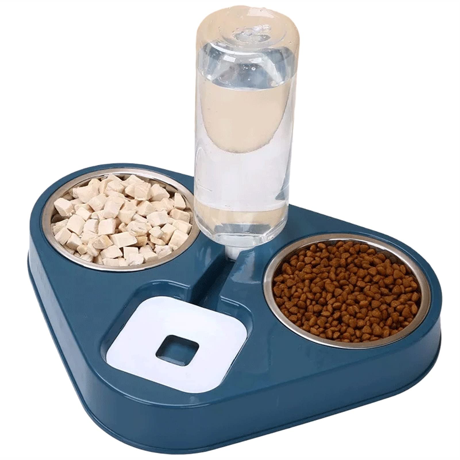 キャットボウのステンレス鋼の犬のフィーダーの水のディスペンサー二人ペットボールのための猫の食糧皿の子犬の摂食ペットアクセサリー