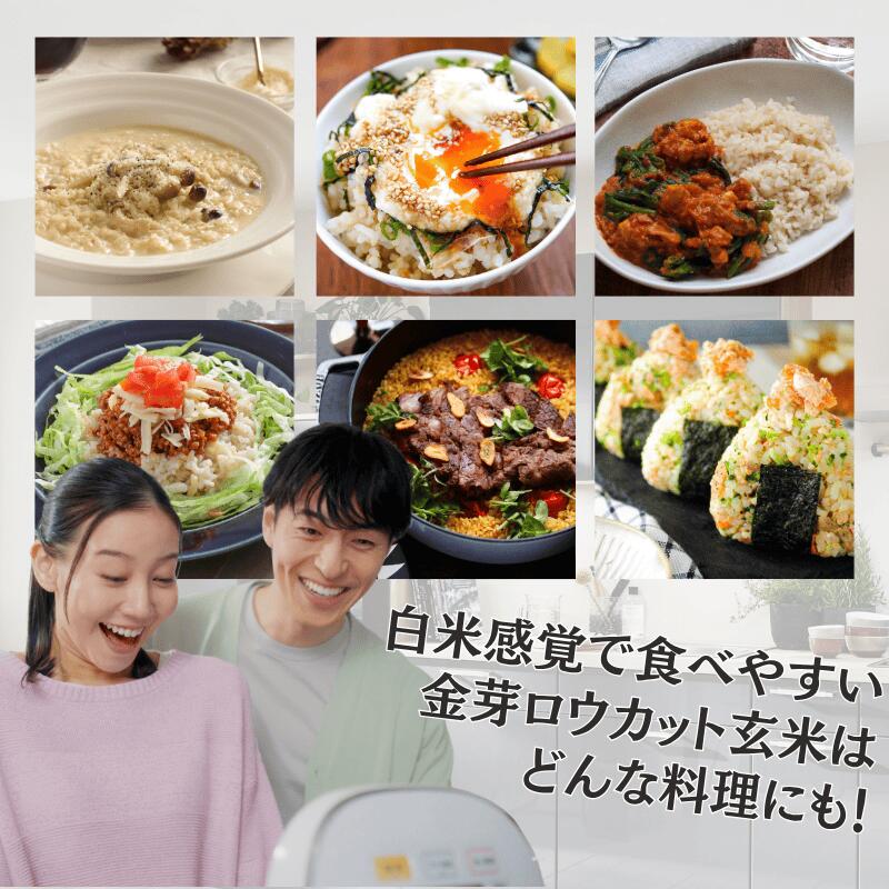 8年連続玄米売上No.1！金芽ロウカット玄米 4kg(2kg ×2袋) 令和7年産 