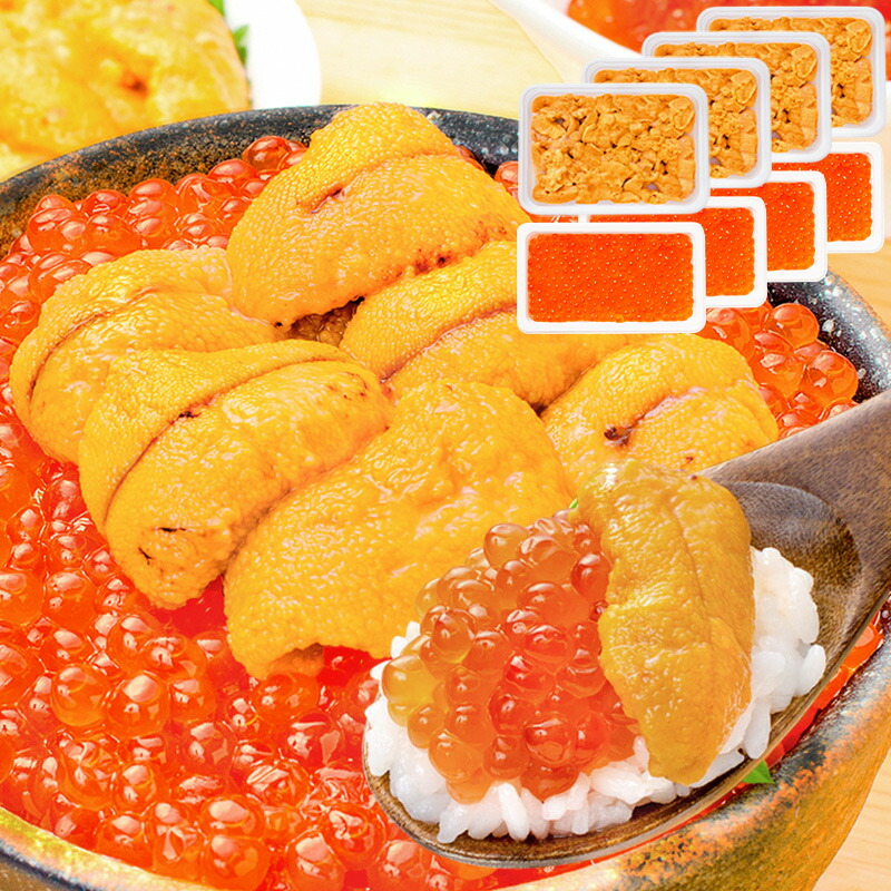 送料無料 豊洲市場のウニイクラ丼セット 8杯分 無添加生ウニ400g＆いくら醤油漬け400g 海鮮丼で約8杯分 うに ウニ いくら イクラ うにいくら丼 海鮮丼 手巻き寿司 寿司ネタ 刺身 福袋 豊洲市場 おせち  ギフト 【FSJ】
