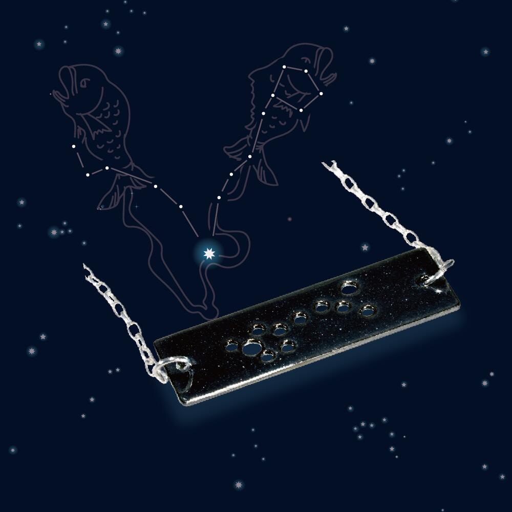 PISCES 魚座【Astrocolors(アストロカラーズ)】【Unomismo公式】【送料無料】スパークルブラック ラメ うお座 Unomismo公式オンラインストア ブレスレット 12星座 星 ホーローアクセサリー 琺瑯 琺瑯アクセサリー シルバー 上品 プレゼント ギフト ペアアクセサリー|トヨトミストア 店