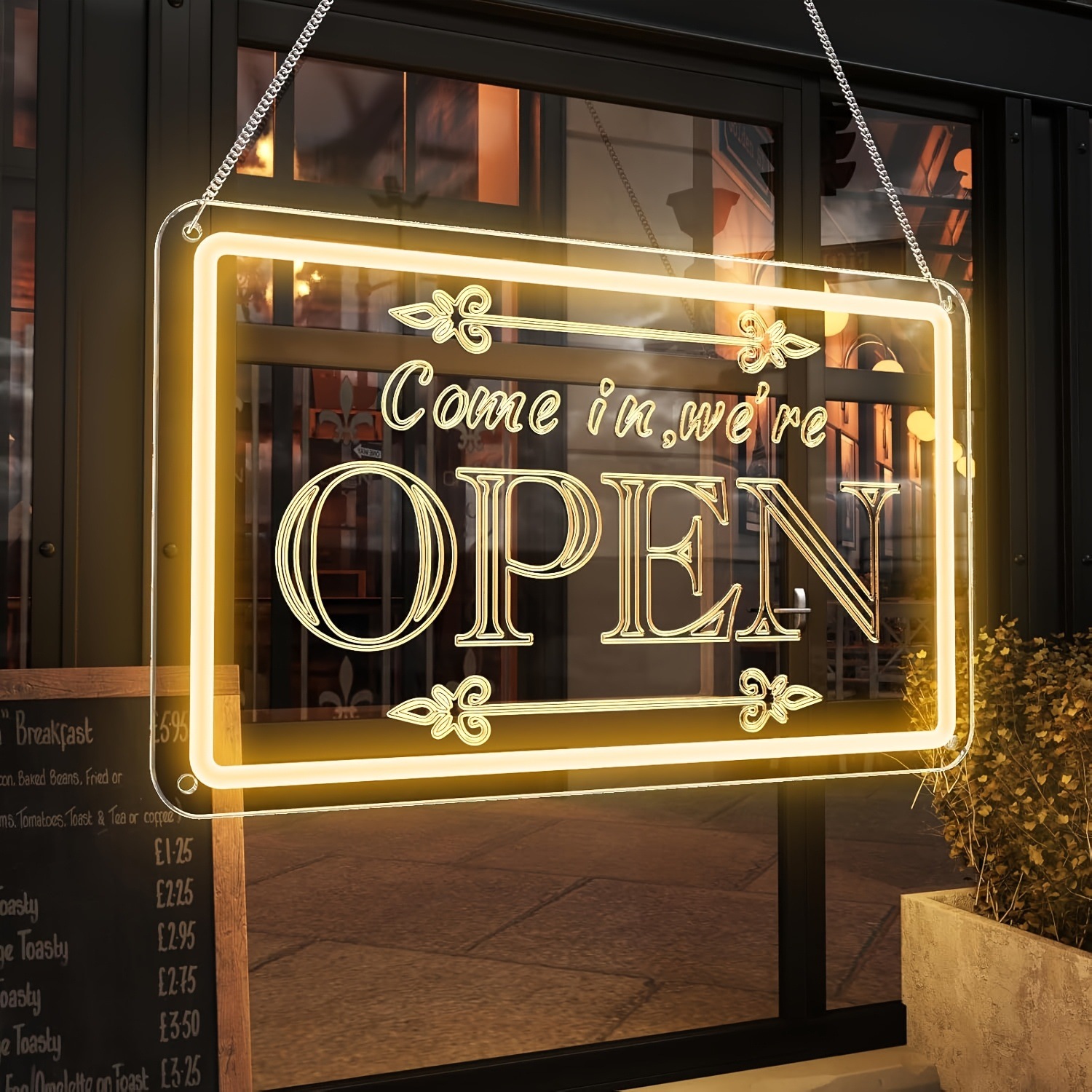 OPENネオンサイン 店舗看板 動作品 90cm 楽天市場】OPEN ネオンサインオープン LED ネオン看板 ネオンライト
