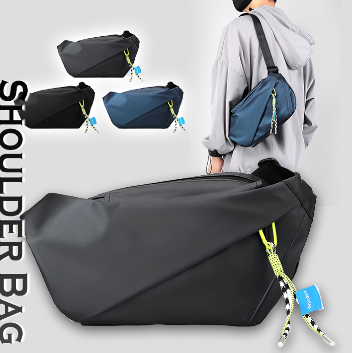 楽天市場】【送料無料】メンズショルダーバッグ 3カラー 防水加工 撥水