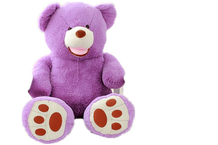 楽天市場 クマ ぬいぐるみ 大きい ベアー 可愛い熊 動物 大きい くまぬいぐるみ 紫色 茶色 160cm トイらんど