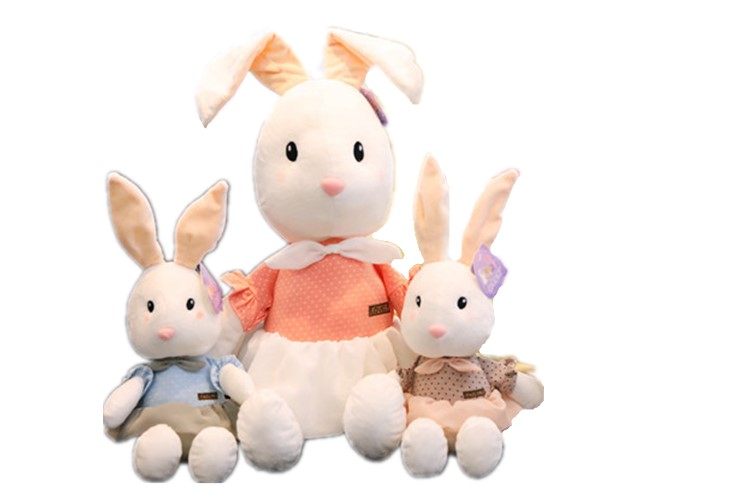 ぬい服　着ぐるみ　イースターウサギちゃん　１０～１４㎝　219　× 2点セット】10-14cm ぬいぐるみ用 ぬい服 着ぐるみ うさぎ