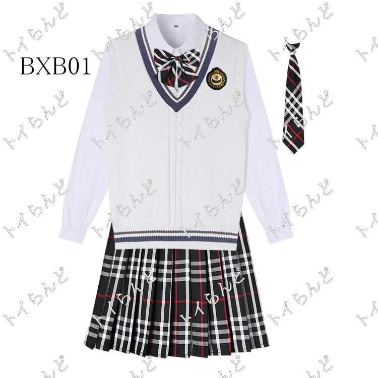 高校生制服 女子高生 5点セット Jk制服 コスチューム コスプレ スカートスーツ スーツ ニットベスト 上下セット 仮装 入学式 制服 制服セット 卒業式 女の子 女子高校生 女子高生制服 学生服 文化祭 発表会 衣装 送料無料 長袖 81 Off 卒業式