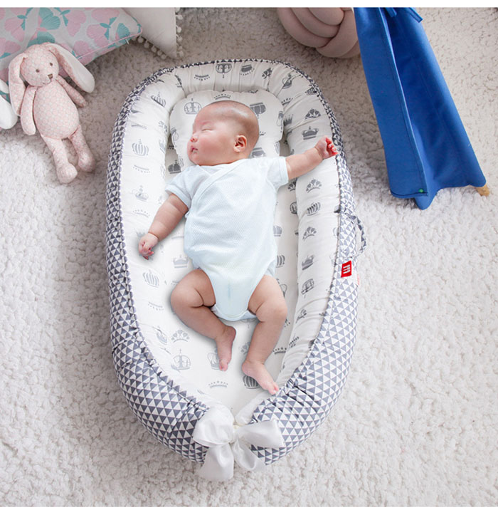 返品 交換対象商品 22年新色追加 ベビーベッド ベッドインベッド 新生児 赤ちゃん 両面仕様 ベビーネスト 添い寝ベッド 寝返り防止 新生児 ベッド 女の子 男の子 オムツ換え ベッドガード 枕おまけ 持ち運びやすい 転落防止 洗濯可能 通気性 出産祝い プレゼント