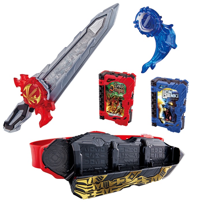 新品未開封品 変身胴締め ＤＸ聖剣ソードライバー＆水勢剣水筋象徴＆百獣の王戦記ワンダーライドブック
