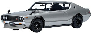 AUTOart 1/18 日産 視水平線 2000GT-R (KPGC110) チューンド・バージョン しろがね色 オート美術