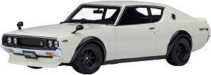 AUTOart 1/18 日産 視水平線 2000GT-R (KPGC110) チューンド・バージョン 白いこと オート美術