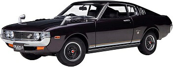 AUTOart 1/18 トヨタ セリカ 昇降機うしろ側 2000GT (RA25) 1973 ダークパープル・メタリック オート工芸 車-乗り物のおもちゃ