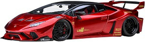AUTOart 1/18 リバティーウォーク LB-シルエット ワークス ランボルギーニ ウラカン GT ハイパー・レッド オートアート