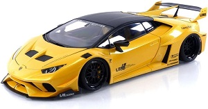 AUTOart 1/18 リバティーウォーク LB-シルエット ワークス ランボルギーニ ウラカン GT メタリック・イエロー オートアート