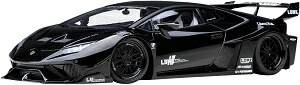 AUTOart 1/18 リバティーウォーク LB-シルエット ワークス ランボルギーニ ウラカン GT ブラック オートアート