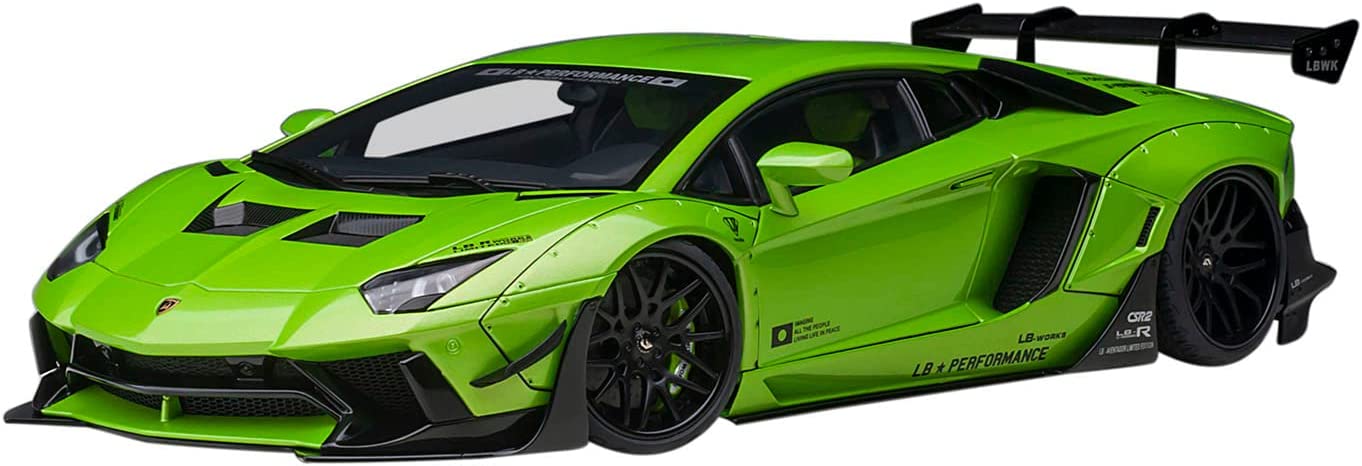 AUTOart 1 18 リバティーウォーク LB-WORKS ランボルギーニ アヴェンタドール リミテッドエディション パール・グリーン オートアート