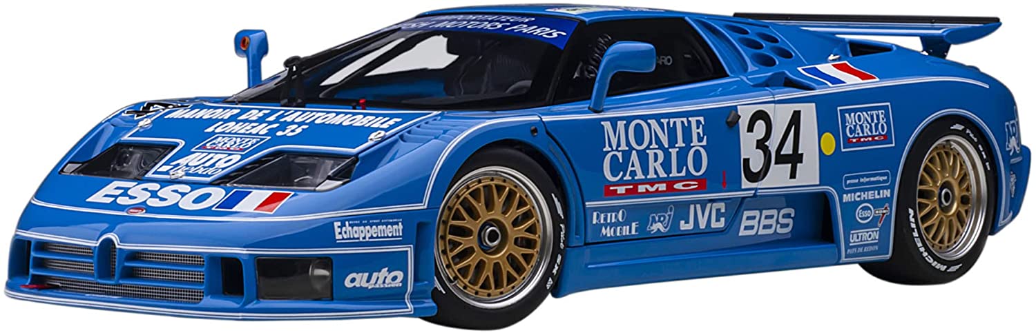 楽天市場】オートアート 1/18 ブガッティ EB110 SS （フレンチ・ブルー