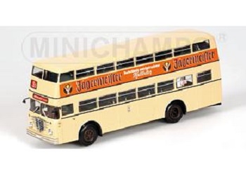 MINICHAMPS DP 1/43 BUSSING 2階立バス JAGERMEISTER [問屋取寄]｜おもちゃともけいのおおぐま