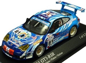 MINICHAMPS DP 1/43 ポルシェ 911 GT3-RS #81 ルマン 2004 400046981 [問屋取寄]