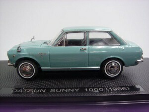 楽天市場】エブロ 1/43 日産 ダットサン サニー 1000 1966 ホワイト