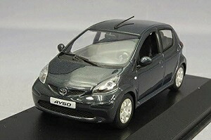 MINICHAMPS 欧州トヨタ特注 1/43 トヨタ アイゴ 2005 ダークグレー [問屋取寄]