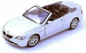 京商 1/18 BMW 645Ci コンバーチブル シルバー K08702S [問屋取寄]