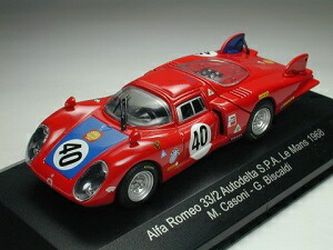 TopModel 1/43 アルファロメオ 33.2 #40 1968 TMC248 [問屋取寄]