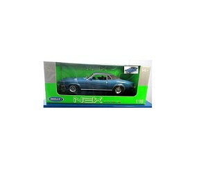 WELLY 1/18 1970 マーキュリークーガー XR7 ブルー/レッド [問屋取寄]