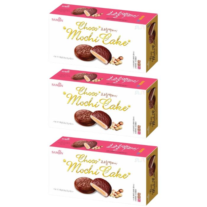 チョコパイ 楽天市場】【3袋セット】サムジン もちチョコパイ 186g (31g x