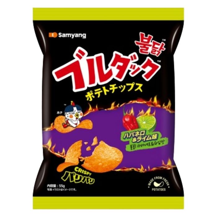 楽天市場】ブルダックポテトチップ ハバネロ&ライム おやつ