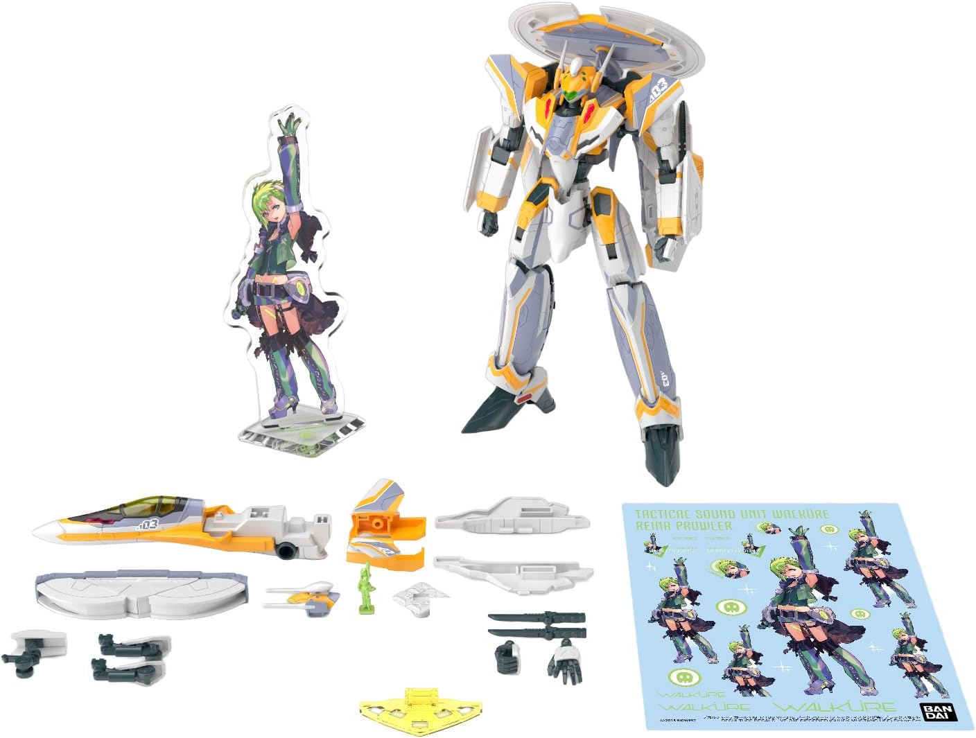 2026年6月発売予定 BANDAI SPIRITS(バンダイ スピリッツ) HG マクロスΔ(デルタ) VF-31E ジークフリード(チャック・マスタング機)デラックスセット 1/100スケール