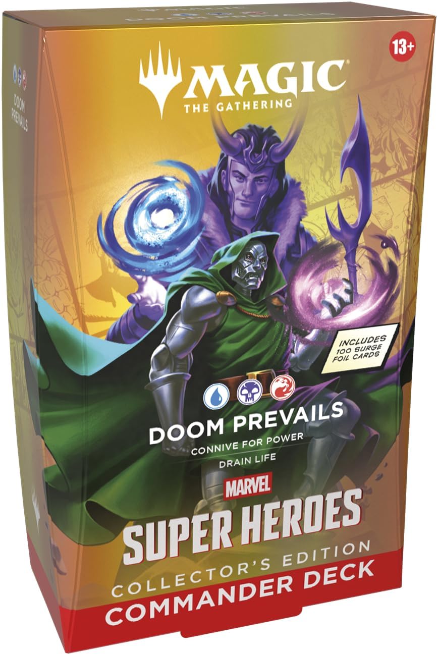 6月26日発売 予約 マーベル スーパー・ヒーローズ 統率者デッキ Collector’s Edition 最後はドゥームが勝つ 英語版|ソフィアゲート