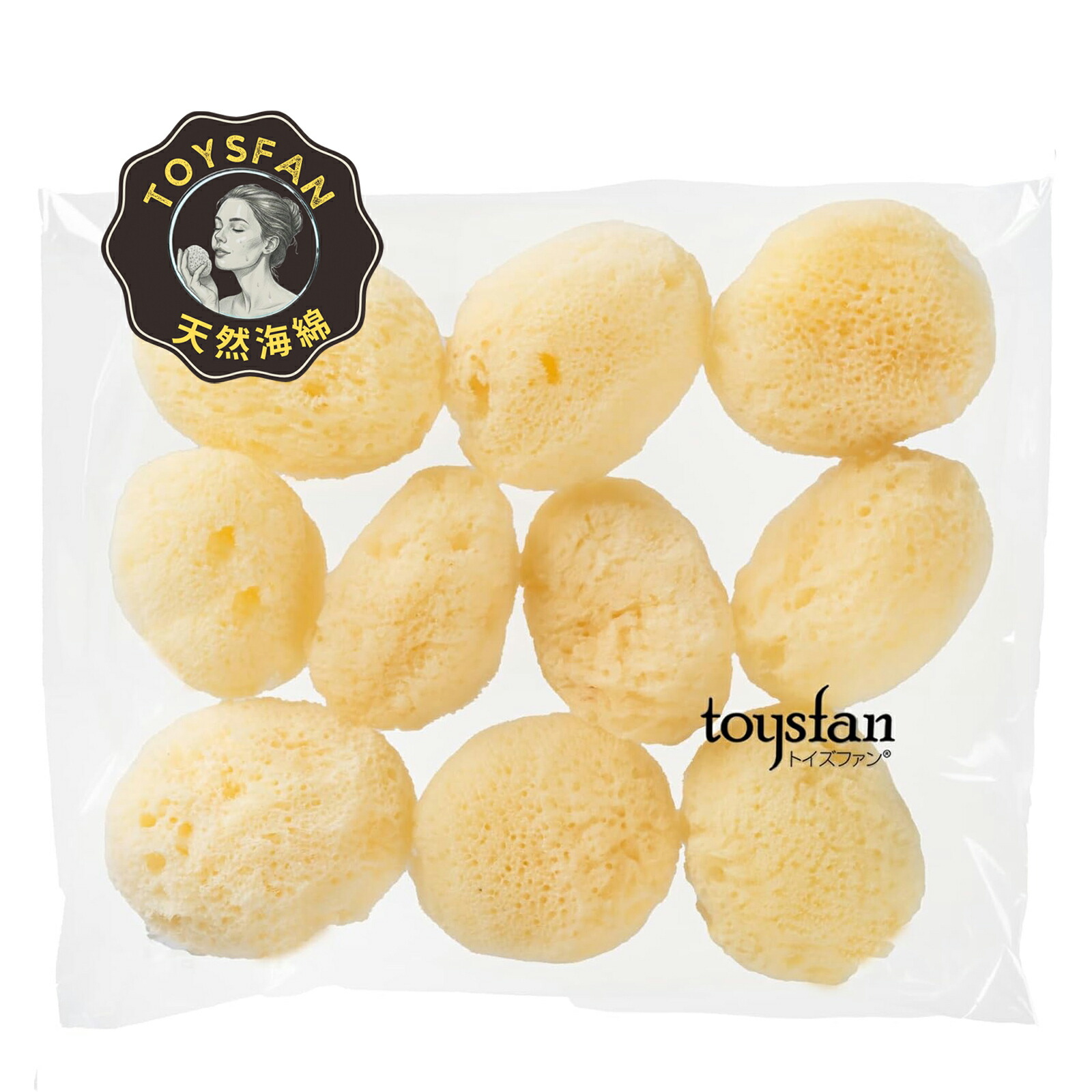 楽天市場】【業務用】天然海綿シルク サイズ5（約5cm） 1袋5個入り