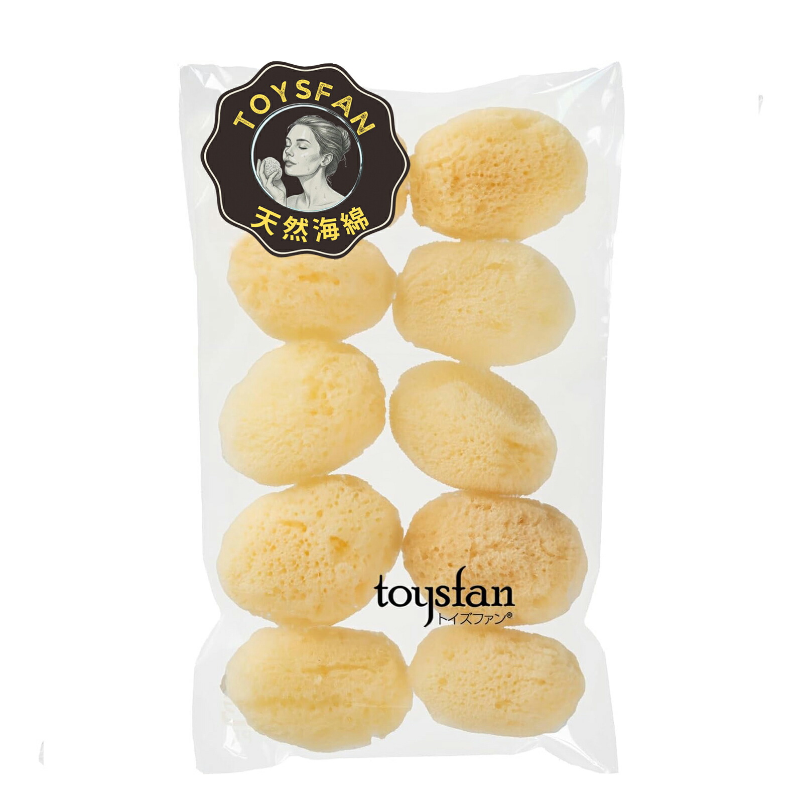 楽天市場】【業務用】天然海綿シルク サイズ5（約5cm）1袋10個入り