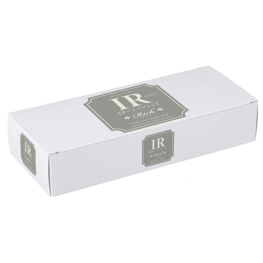 Rich リッチ IR（ポリイソプレン）製 Mサイズ 業務用コンドーム 144コ入 IR素材 ポリイソプレンラバー 延伸性 伸び率 天然ゴムアレルギーの方に