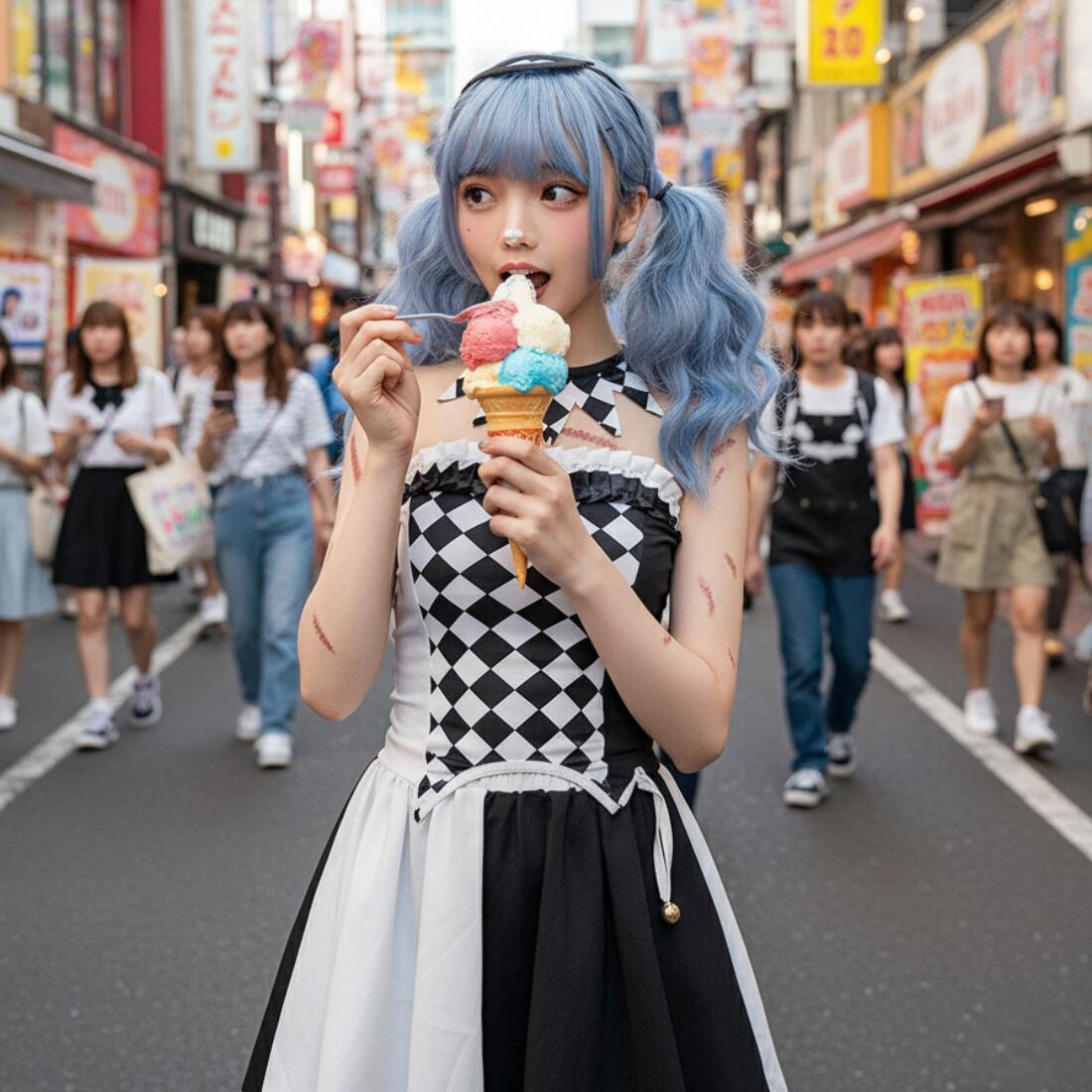 【即発可】新品未着用　フリーナ衣装 Mサイズ　フルセット XSFWK02J2 UVカット・水陸両用 サマーブリーズ ラップスカート