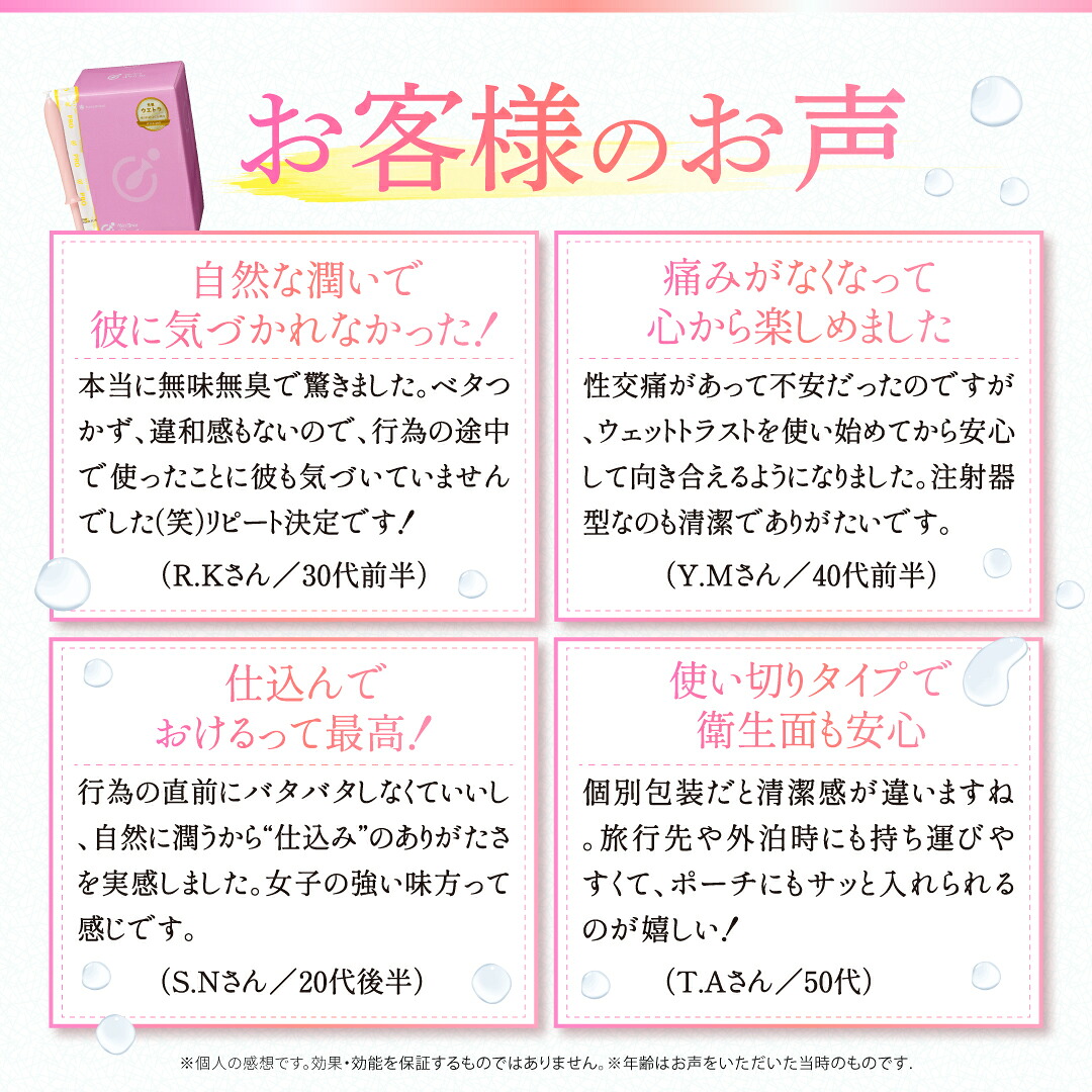 送料無料】ウェットトラストプロ 30本セット│潤滑ゼリー ウェット