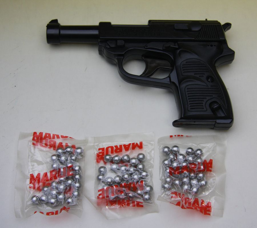 電動鉄砲 Amazon | 銀玉鉄砲 セキデン オートマチック SAP.50 （銀玉50発