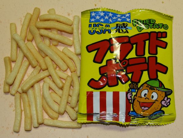 楽天市場 駄菓子のまとめ売り 菓道usa感 アメリカン フライドポテト30袋入りパック お菓子と和雑貨の店 宝作堂