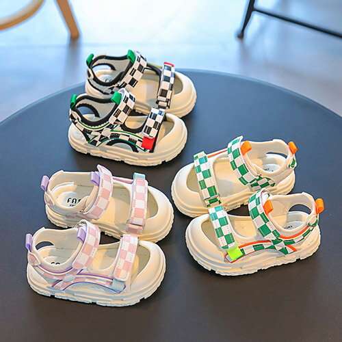 送料込 ベビー キッズ サンダル ベビーシューズ 子供 男の子 女の子 靴 マジックテープ ビーチサンダル キッズシューズ 調整可能 夏 プレゼント 滑りにくい 歩きやすい アウトドア 海 川 軽量 やわらかい 通気 可愛い 1歳 2歳 3歳 4歳 5歳 Entracte Lu