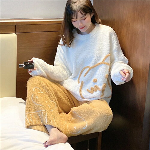 パジャマ ルームウェア レディース 上下セット 長袖 かわいい 秋 冬 ナイトウェア 部屋着 おしゃれ ギフト セットアップ 寝間着 寝巻き プレゼント 春秋 お祝い 送料無料 日本最大のブランド