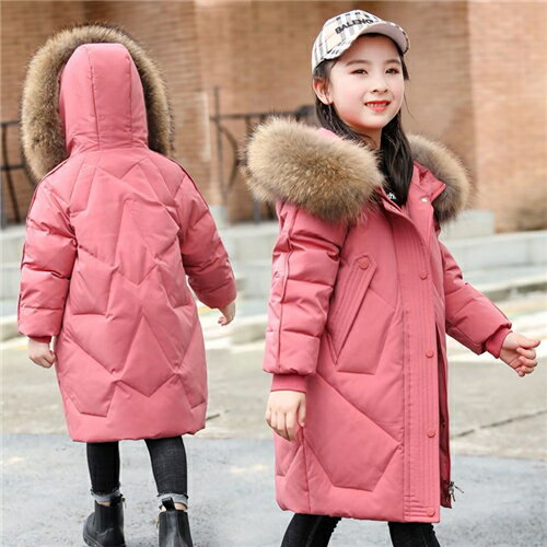 子供 ダウンコート キッズ アウター ジュニア ダウンジャケット ダウン キッズ 子供服 上着 110 女の子 アウター ダウンコート キッズ ダウン 女の子 秋冬 通園 子供服 コート 暖かい 秋冬 送料無料 アウトドア 冬用 あったか 保育所 かわいい 防寒 防風 ミモレ丈 4,978円