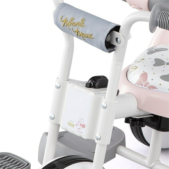 ディズニー トライクピュア ハンドル付き 子供三輪車（ピンク