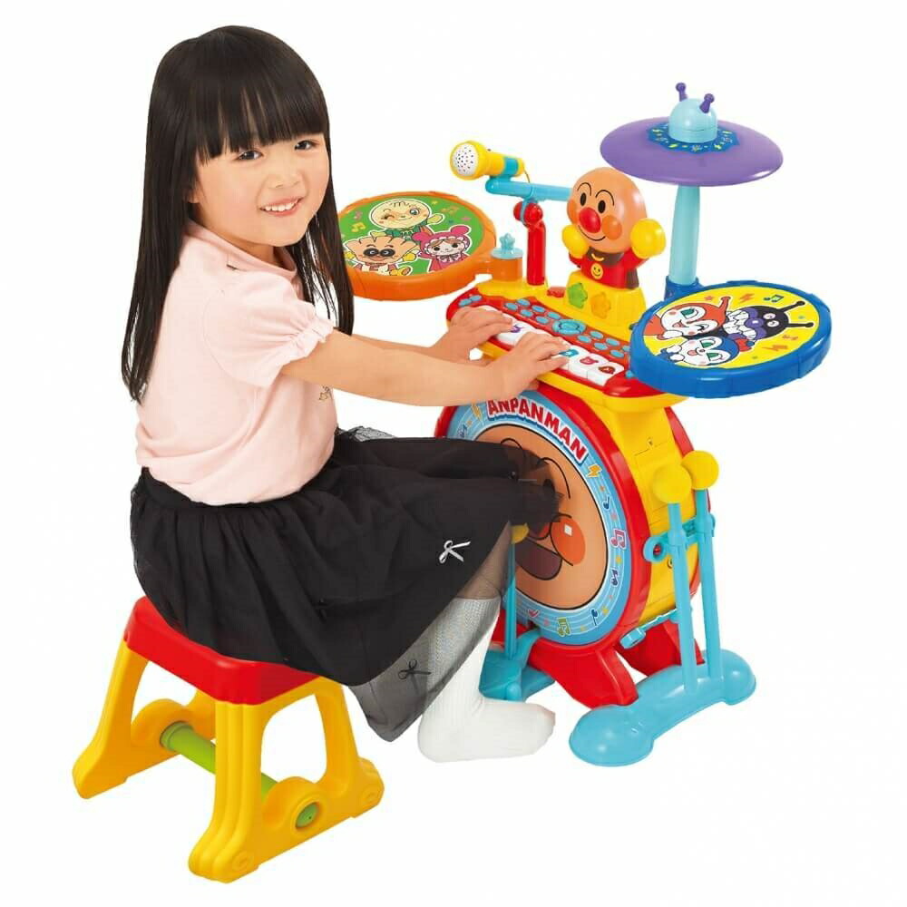オンライン限定価格】アンパンマン ノリノリライブ♪BIG電子ドラム