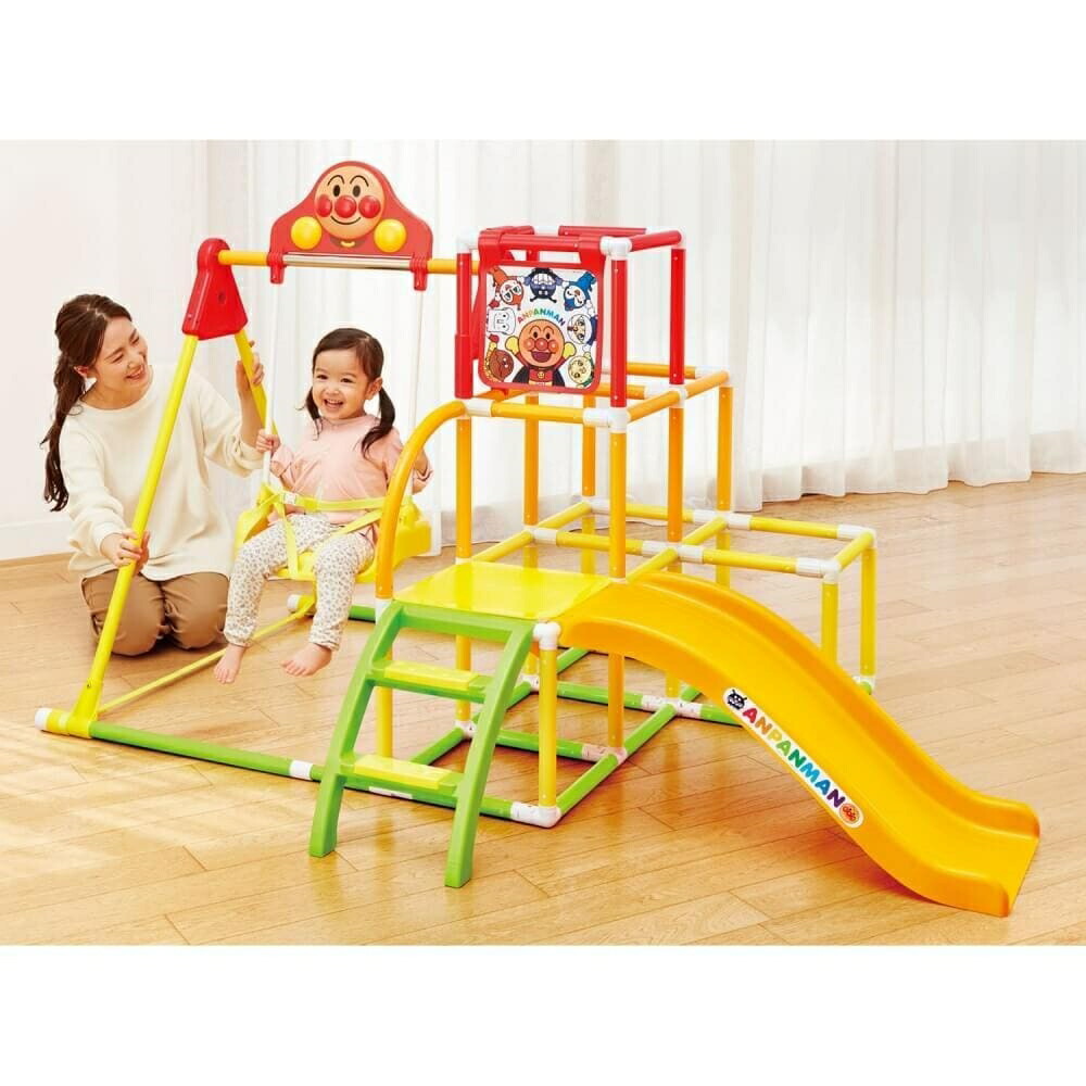 アンパンマン　うちの子天才カンタン折りたたみ！ジャングルパーク Amazon | アンパンマン うちの子天才 カンタン折りたたみジャングル