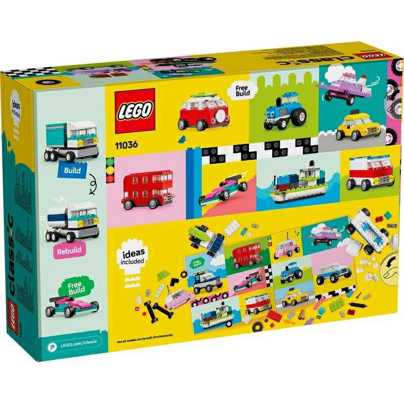 オンライン限定価格】レゴ LEGO クラシック のりものをつくろう 11036