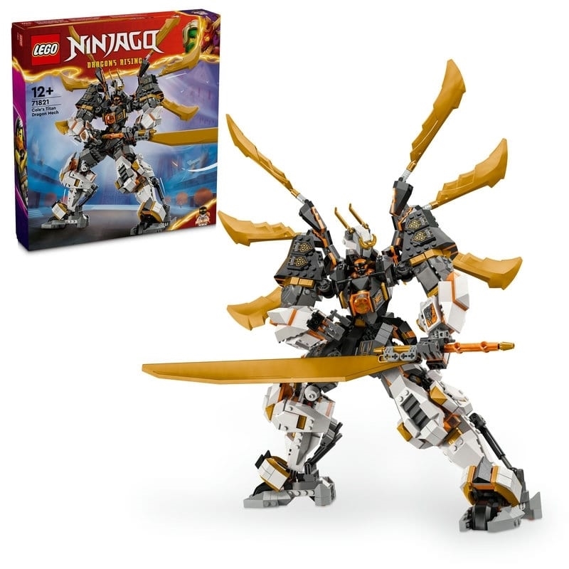「7/1〜6限定先着で最大2000円OFFクーポン」【オンライン限定価格】レゴ LEGO ニンジャゴー コールのドラゴン・メガチタンメカ 71821｜プレゼント 誕生日 11歳 12歳 13歳 14歳 忍者 にんじゃ ロボット画像