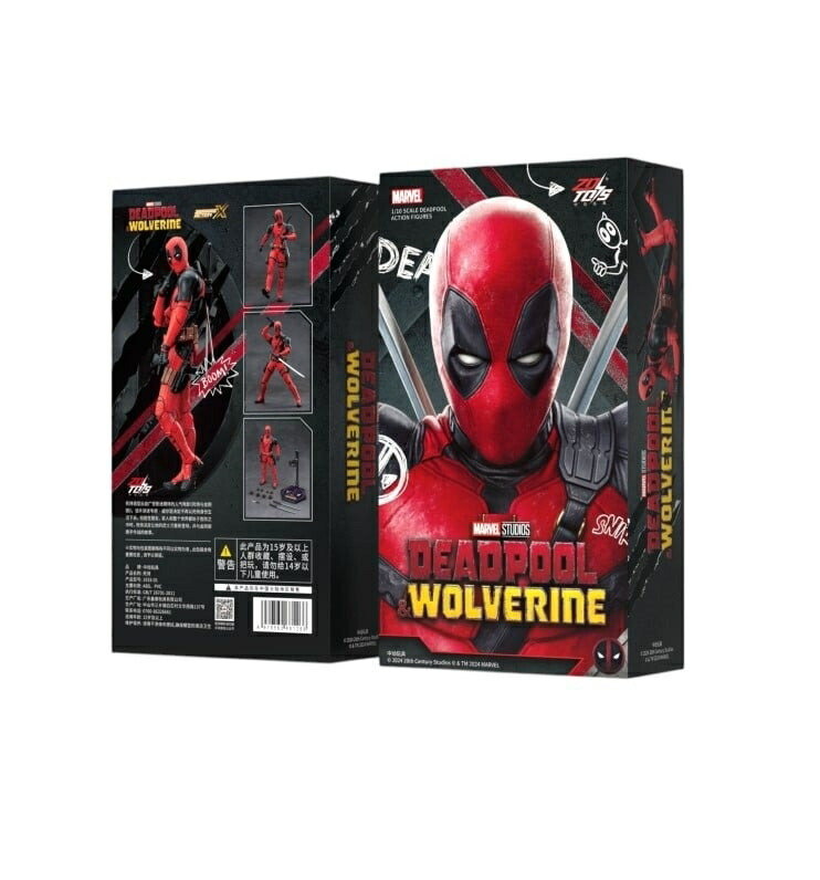「7月20日限定先着で最大1000円OFFクーポン」ZD TOYS マーベル デッドプール 7インチ（デッドプール＆ウルヴァリン） MARVEL DEADPOOL ZDTOYS フィギュア 中動玩具 ZHONGDONG画像