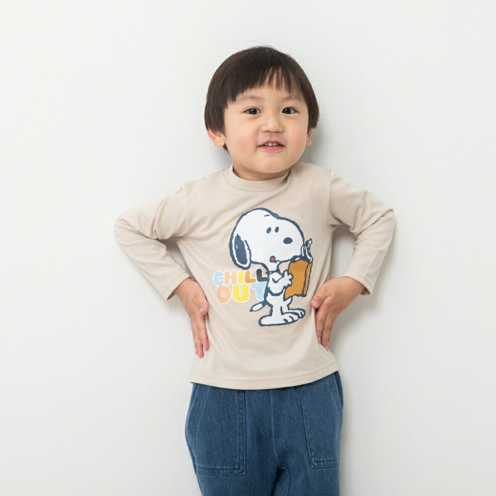 【楽天市場】SNOOPY スヌーピー デイリーTシャツ 天竺 スヌーピー ベージュ×95cm ベビーザらス限定：トイザらス・ベビーザらス
