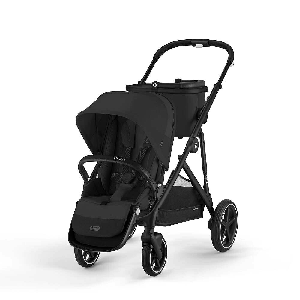 cybex サイベックス ガゼルS (ムーンブラック) A型ベビーカー 2人乗り対応 大容量収納 トラベルシステム対応 1カ月～4歳頃対応 メーカー直送品