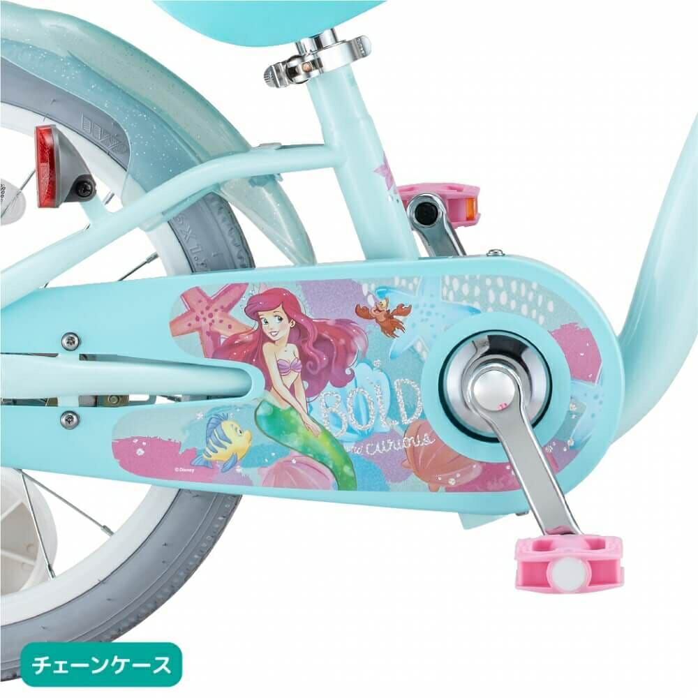 18インチ 身長98～131cm 子供用自転車 ディズニー アリエルS 
