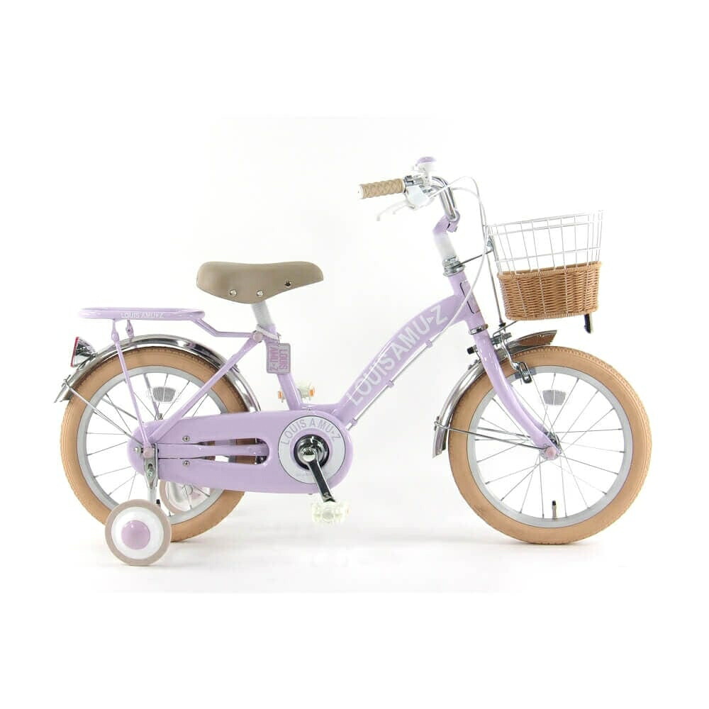 16インチ 身長100～110cm 子供用自転車 アミューズ2（ピンクパープル）補助輪付き自転車 スポーティ スタイリッシュ かわいい 女の子 トイザらス限定 3歳 4歳 5歳